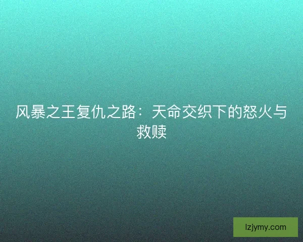 风暴之王复仇之路：天命交织下的怒火与救赎